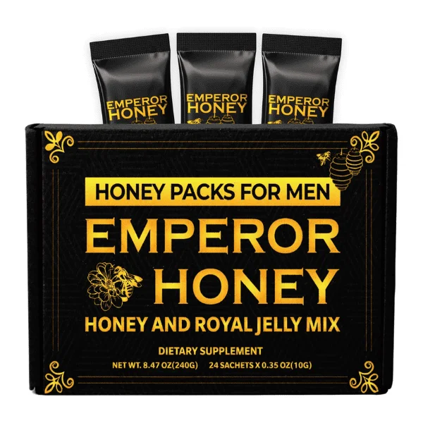 Halal Honey Extra Fuerza Para Hombres Miel Orgánica Cruda Con Polen De Abeja Jalea Real Natural Premium Y 100 Pura